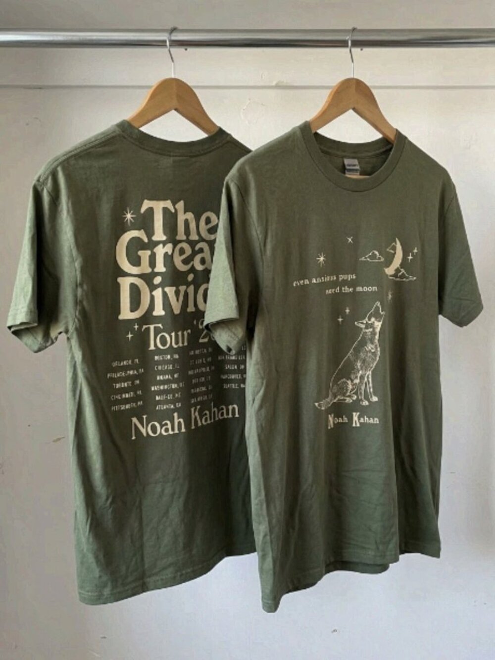 Noah Kahan Orbiter Great Divide Tour 2026 Concert T-Shirt Reprint